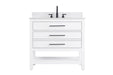 Elegant Lighting - VF60536WH-BS - Bathroom Vanity - Karson - White