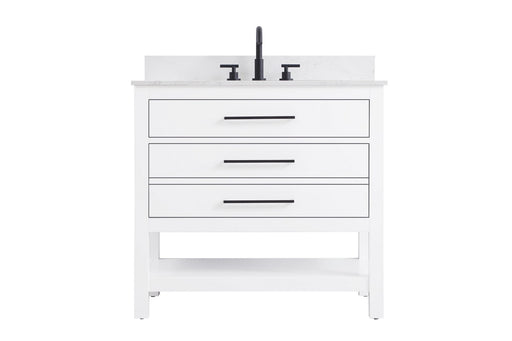 Elegant Lighting - VF60536WH-BS - Bathroom Vanity - Karson - White
