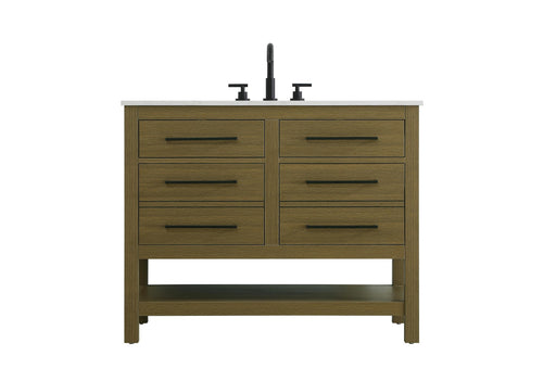 Elegant Lighting - VF60542MCB - Bathroom Vanity - Karson - Chestnut Brown