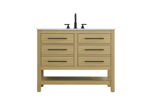 Karson Bathroom Vanity Honey Brown