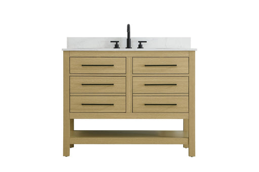 Karson Bathroom Vanity Honey Brown