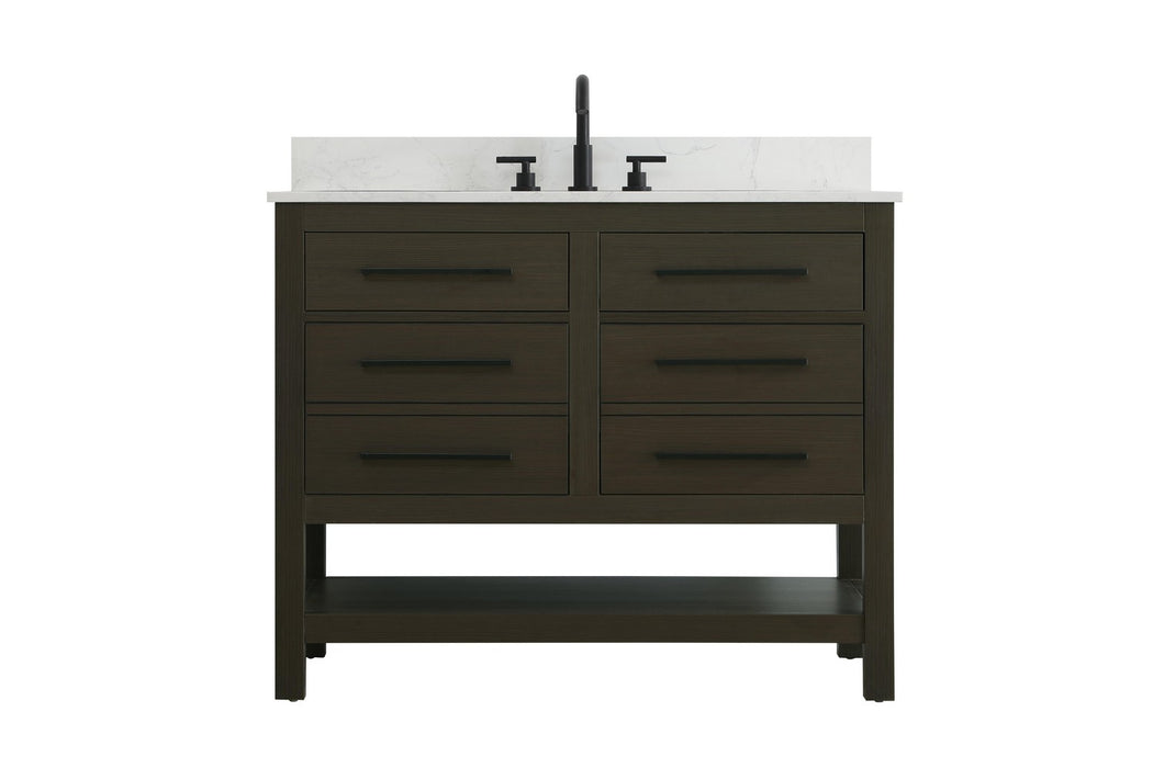 Elegant Lighting - VF60542MMB-BS - Bathroom Vanity - Karson - Mocha Brown