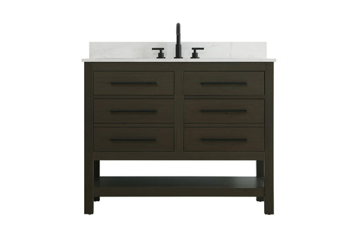 Elegant Lighting - VF60542MMB-BS - Bathroom Vanity - Karson - Mocha Brown
