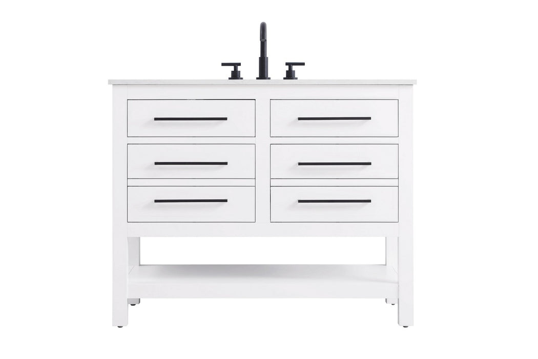 Elegant Lighting - VF60542WH - Bathroom Vanity - Karson - White