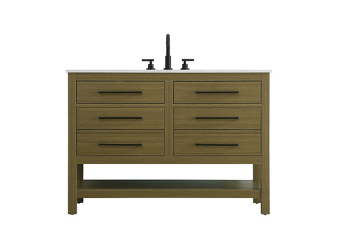 Elegant Lighting - VF60548MCB - Bathroom Vanity - Karson - Chestnut Brown