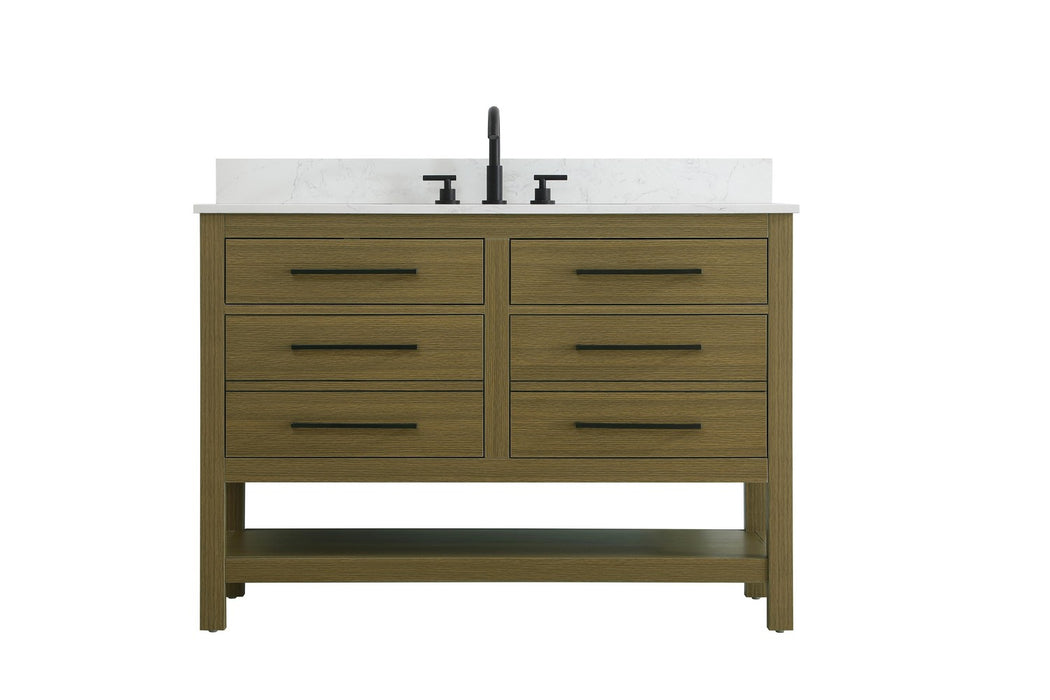 Elegant Lighting - VF60548MCB-BS - Bathroom Vanity - Karson - Chestnut Brown