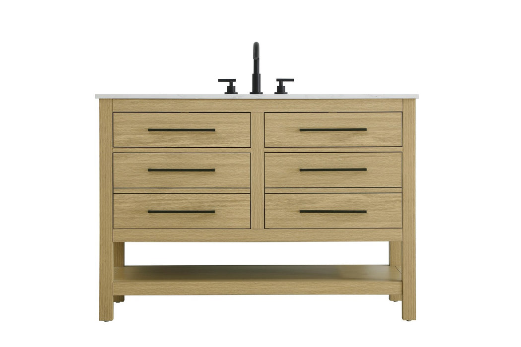 Elegant Lighting - VF60548MHB - Bathroom Vanity - Karson - Honey Brown