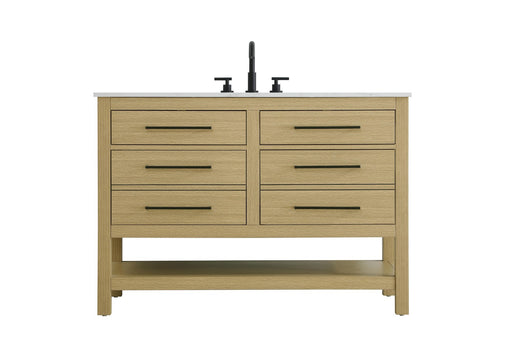 Elegant Lighting - VF60548MHB - Bathroom Vanity - Karson - Honey Brown