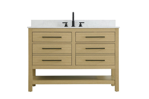 Elegant Lighting - VF60548MHB-BS - Bathroom Vanity - Karson - Honey Brown