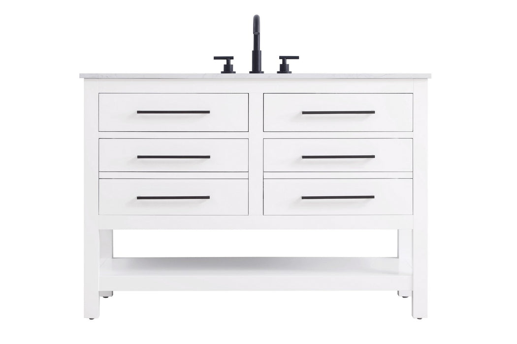 Elegant Lighting - VF60548WH - Bathroom Vanity - Karson - White