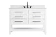 Elegant Lighting - VF60548WH-BS - Bathroom Vanity - Karson - White