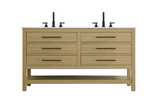 Elegant Lighting - VF60554DMHB - Bathroom Vanity - Karson - Honey Brown