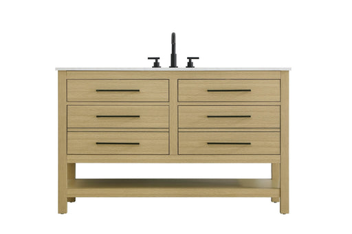 Karson Bathroom Vanity Honey Brown