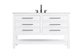 Elegant Lighting - VF60554WH - Bathroom Vanity - Karson - White