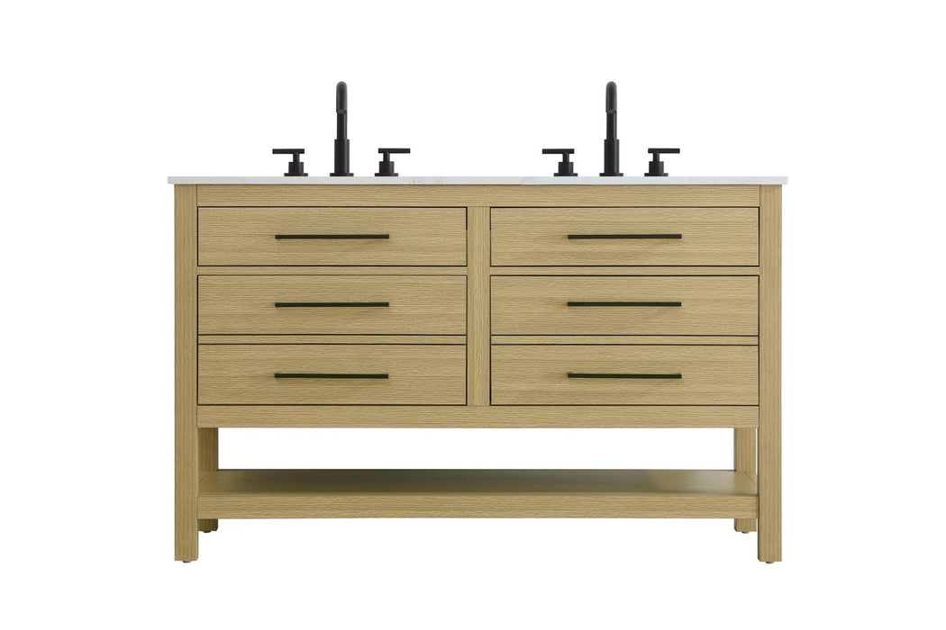 Elegant Lighting - VF60560DMHB - Bathroom Vanity - Karson - Honey Brown