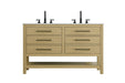 Elegant Lighting - VF60560DMHB - Bathroom Vanity - Karson - Honey Brown
