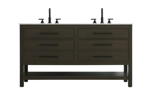 Elegant Lighting - VF60560DMMB - Bathroom Vanity - Karson - Mocha Brown
