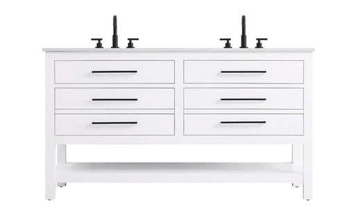 Elegant Lighting - VF60560DWH - Bathroom Vanity - Karson - White