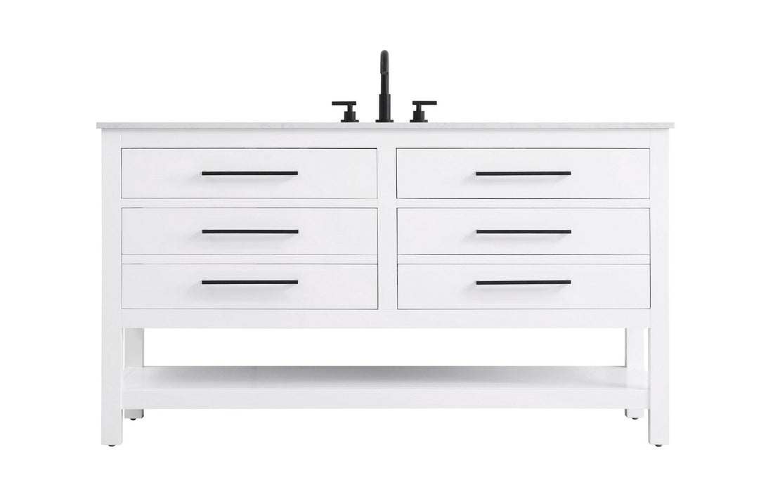 Elegant Lighting - VF60560WH - Bathroom Vanity - Karson - White