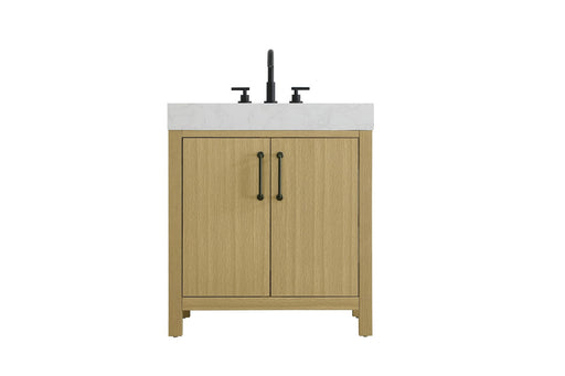 Nathan Bathroom Vanity Honey Brown