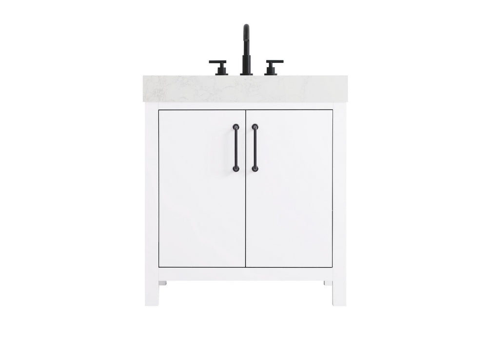 Elegant Lighting - VF60630WH - Bathroom Vanity - Nathan - White