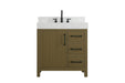 Elegant Lighting - VF60632MCB-BS - Bathroom Vanity - Nathan - Chestnut Brown