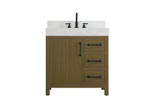 Elegant Lighting - VF60632MCB-BS - Bathroom Vanity - Nathan - Chestnut Brown