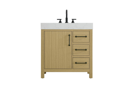 Nathan Bathroom Vanity Honey Brown