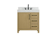 Elegant Lighting - VF60632MHB-BS - Bathroom Vanity - Nathan - Honey Brown