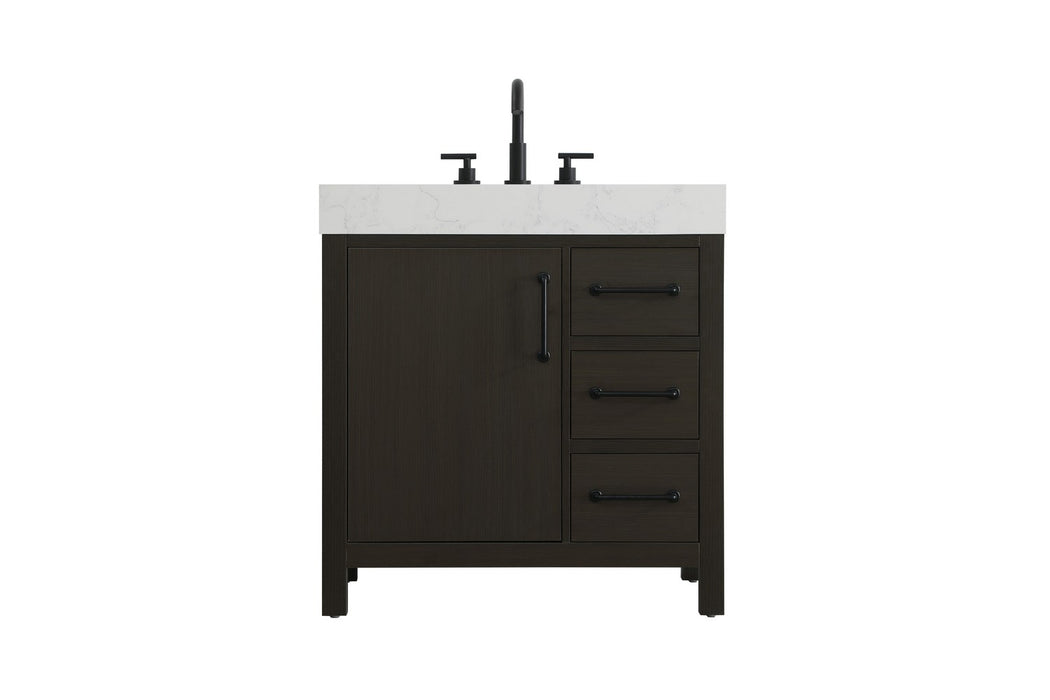 Elegant Lighting - VF60632MMB - Bathroom Vanity - Nathan - Mocha Brown