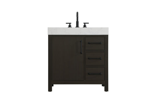 Nathan Bathroom Vanity Mocha Brown