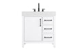 Elegant Lighting - VF60632WH - Bathroom Vanity - Nathan - White