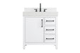 Elegant Lighting - VF60632WH-BS - Bathroom Vanity - Nathan - White