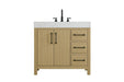 Elegant Lighting - VF60636MHB - Bathroom Vanity - Nathan - Honey Brown