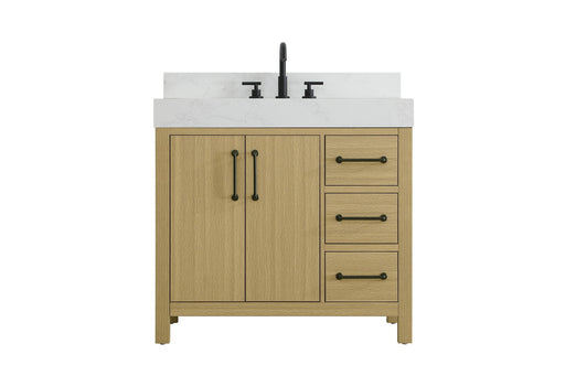 Nathan Bathroom Vanity Honey Brown