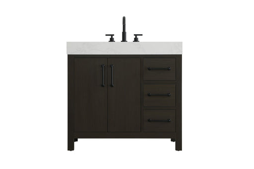 Nathan Bathroom Vanity Mocha Brown