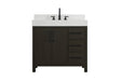 Elegant Lighting - VF60636MMB-BS - Bathroom Vanity - Nathan - Mocha Brown