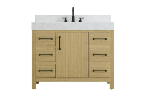 Nathan Bathroom Vanity Honey Brown