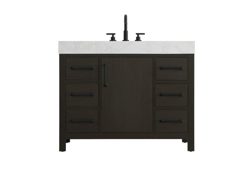 Elegant Lighting - VF60642MMB - Bathroom Vanity - Nathan - Mocha Brown