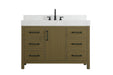 Elegant Lighting - VF60648MCB-BS - Bathroom Vanity - Nathan - Chestnut Brown