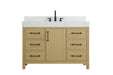 Elegant Lighting - VF60648MHB-BS - Bathroom Vanity - Nathan - Honey Brown