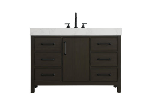 Nathan Bathroom Vanity Mocha Brown