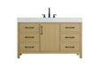 Elegant Lighting - VF60654MHB - Bathroom Vanity - Nathan - Honey Brown