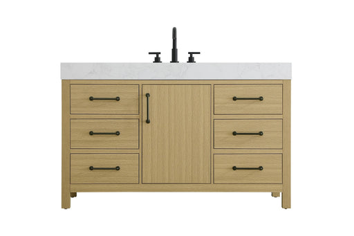 Nathan Bathroom Vanity Honey Brown