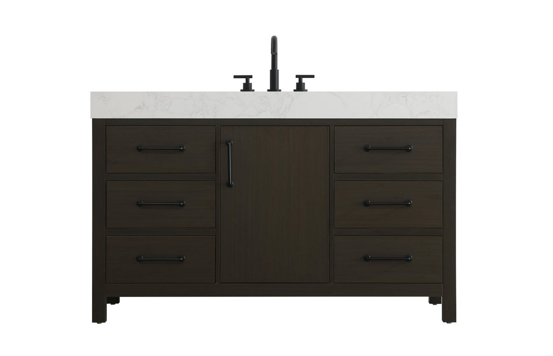 Elegant Lighting - VF60654MMB - Bathroom Vanity - Nathan - Mocha Brown
