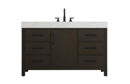 Nathan Bathroom Vanity Mocha Brown