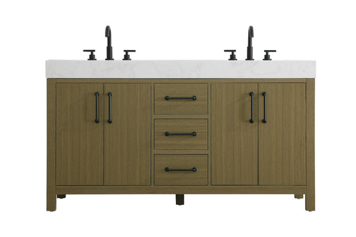 Nathan Bathroom Vanity Chestnut Brown