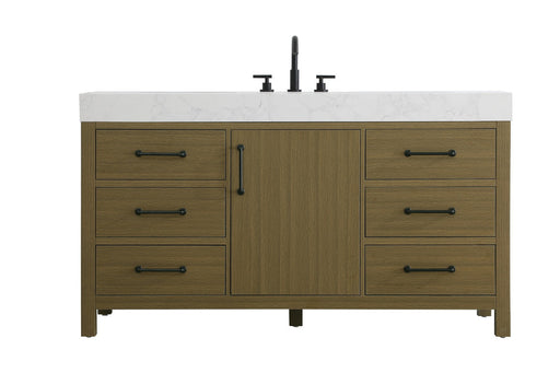 Nathan Bathroom Vanity Chestnut Brown