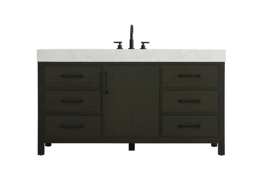 Nathan Bathroom Vanity Mocha Brown
