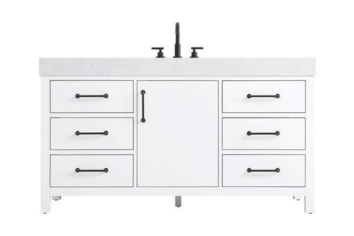 Elegant Lighting - VF60660WH - Bathroom Vanity - Nathan - White